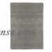 Berrnour Home Berrland Solid Plush Soft Shag Hallway Runner Rugs, 2'7" X 8', Ivory, (Cream)   563407296